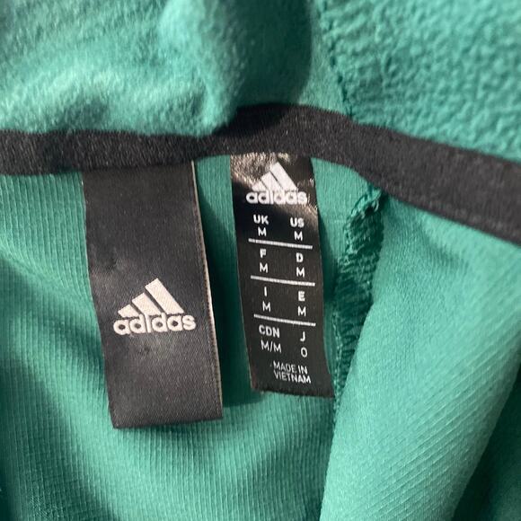 Adidas Athletics Id Amp Green Gray Hoodie men sz M - Picture 8 of 9
